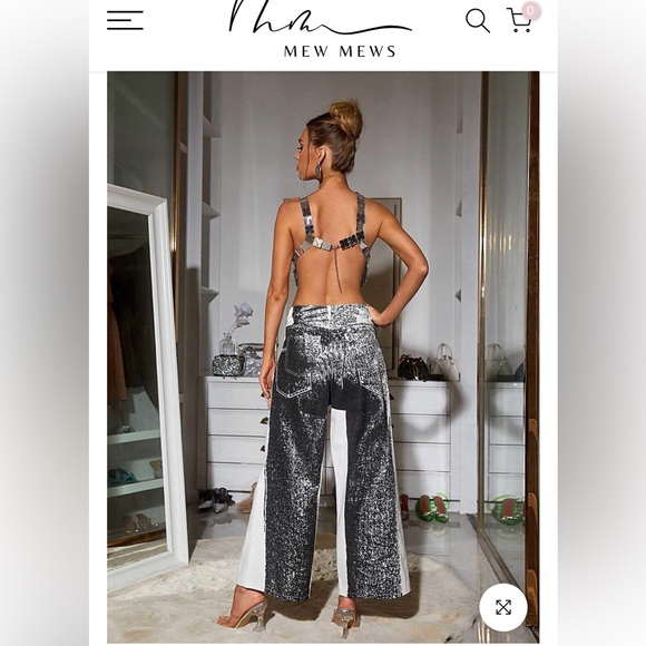 Mew Mew metallic crop top - Picture 2 of 4